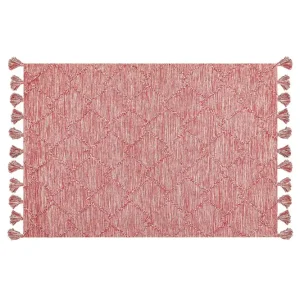 Nigde Ryamatta 140x200 cm Röd - Textil & mattor Sista chansen