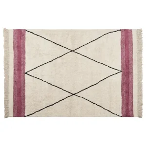 Lägg i varukorgen Afsar Bomullsmatta 140x200 cm Beige - Textil & mattor