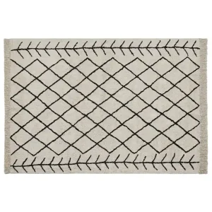 Endast denna vecka Bozkir Bomullsmatta 160x230 cm Beige - Textil & mattor