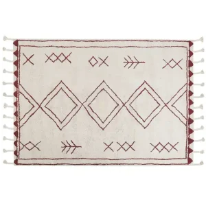 Kenitra Bomullsmatta 160x230 cm Svart/Vit - Textil & mattor Populärt val