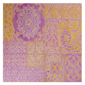 Avanos Ullmatta 200x200 cm Rosa - Textil & mattor Utförsäljning