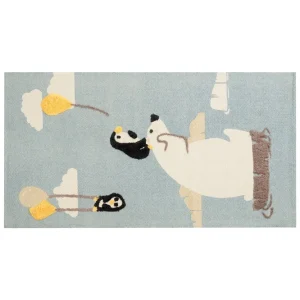Barus Bomullsmatta 80x150 cm Blå - Textil & mattor risnedsättning