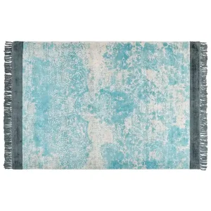 Erbjudande Akarsu Viskosmatta 160x230 cm Blå - Textil & mattor