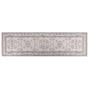 Rabatt Gångmatta Goller 80x300 cm Beige - Textil & mattor