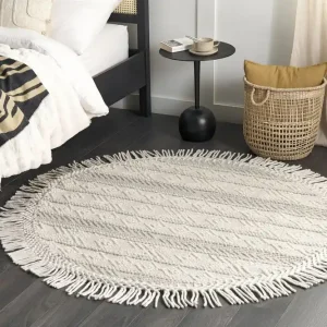 Baltalar Ullmatta 140 cm Rund Beige - Textil & mattor Extra rabatt