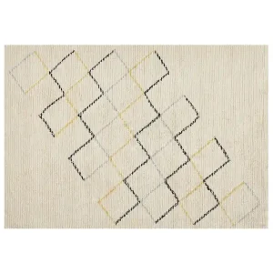 Billig Beige Bomullsmatta 160x230 cm Beige - Textil & mattor