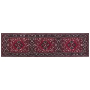 Lägg i varukorgen Ryamatta Vadkadam 80x300 cm Röd - Textil & mattor