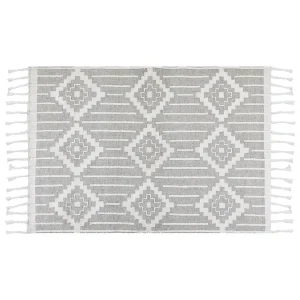 Tabiat Ryamatta 160x230 cm Svart/Vit - Textil & mattor Lågt pris