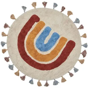 Yagci Bomullsmatta 120 cm Rund Beige - Textil & mattor Fynd