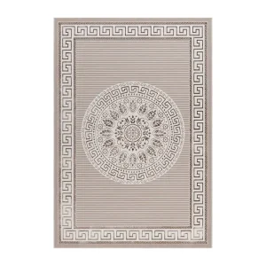 Beställ idag KM Home Ankara Wiltonmatta 240x340 cm Taupe - Textil & mattor
