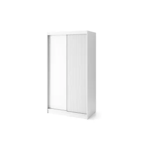 Utförsäljning Biancco Garderob 120x220 cm Vit - Förvaring