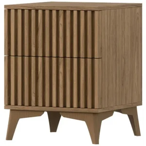 Entsian Sängbord 40 cm Brun - Möbler Outlet