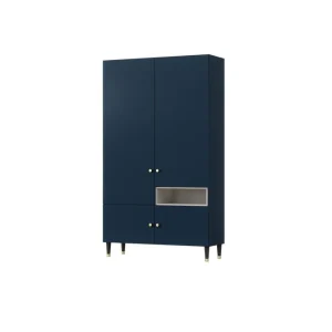 Includo Garderob 120x205 cm Blå - Förvaring Köp nu