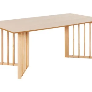 Säker betalning Rouyn Matbord 100x200 cm Ljusbrun - Möbler