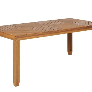Begränsat antal Taviano Matbord Utomhus 90x180 cm Ljusbrun - Utemöbler & utemiljö