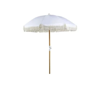 Teulon Parasoll 150 cm Vit/Ljusbrun - Utemöbler & utemiljö Nyhet