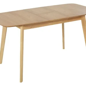Billig Matbord Taber Förlängningsbart 120-150x75 cm Ljusbrun - Möbler