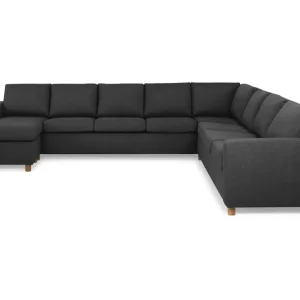 Utförsäljning Crazy 7-sits Vändbar U-formad XX-Large Hörnsoffa med divan i Tyg - Möbler
