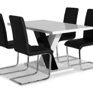 Cesi Matgrupp 140 cm med 4 Cibus Stol - Möbler risnedsättning