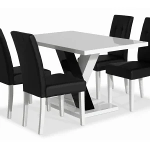 Cesi Matgrupp 140 cm med 4 Viktor Stol - Möbler Outlet