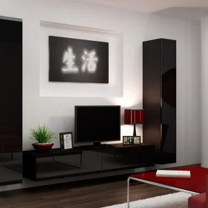 Vasil TV-möbelset 260x40x180 cm - Möbler Fynd