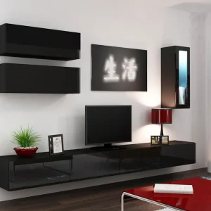 Utförsäljning Vasil TV-möbelset 280x40x180 cm - Möbler