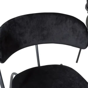 Venture Home Plaza Matgrupp 100 cm Rund med 4 Arrow stolar Svart - Möbler Outlet