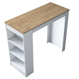Billigare Iwao Barbord 50x120 cm Brun/Vit - Möbler