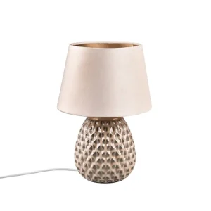 Ariana Bordslampa 35 cm E14 beige - Belysning Kampanj