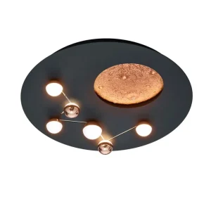 Zodiac LED Plafond mattsvart - Belysning Nedsatt pris