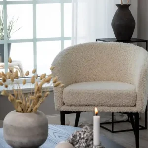Kampanj Venture Home Fluffy Fåtölj Vit - Möbler