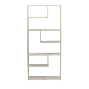 Venture Home Staal Bokhylla 85x35x188 cm Beige - Förvaring Populärt val