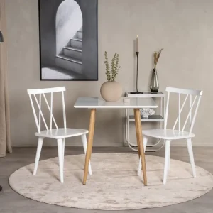 Begränsad tid Venture Home Polar Matbord 75 cm Vit - Möbler