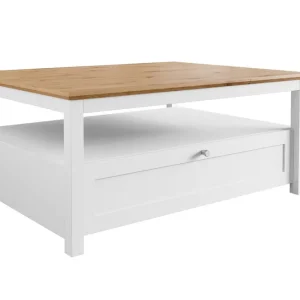 Hammerdal Soffbord 104 cm Vit/Ek - Möbler Köp online
