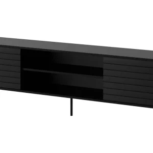 Rabatt Belonger Tv-bänk 180 cm Svart - Möbler