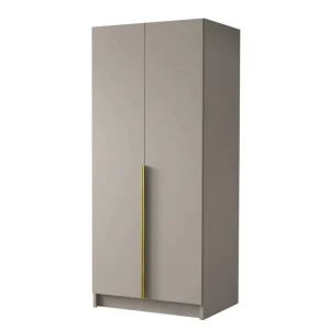Outlet Julissa Garderob 100 cm Kashmir/Guld - Förvaring