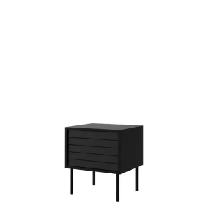 Bästa pris Belonger Sängbord 45 cm Svart - Möbler