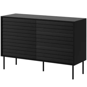 Premium Belonger Byrå 120 cm Svart - Förvaring