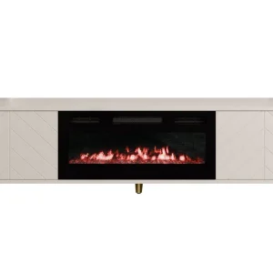 Vemdalen Tv-bänk 184 cm Sand beige - Möbler Kampanjpris