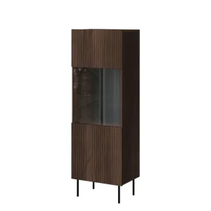 Hammarstrand Vitrinskåp 40 cm djup 60 cm bred 183 cm hög Trä Valnöt Glas Valnöt - Förvaring Nyhet