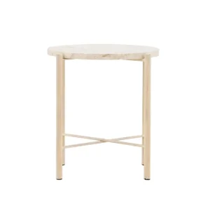 Sandhamn Soffbord 40 cm Rund Beige - Möbler Premium
