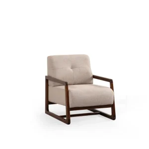 Adelphe Fåtölj Beige - Möbler I lager