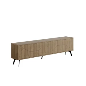 Rabatt Dune Tv-bänk 180 cm Brun - Möbler