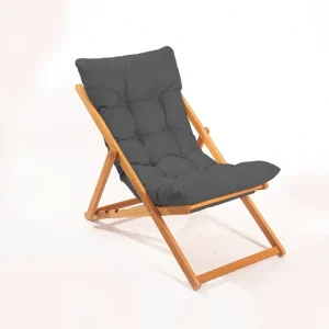 Fri frakt Gardellis Solstol 42x43 cm Grå/Natur - Utemöbler & utemiljö