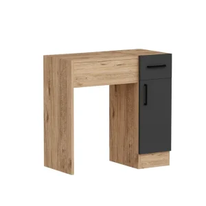 Expressleverans Elgar Sminkbord 77 cm Brun/Antracit - Möbler