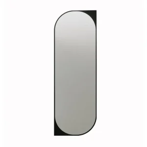 Livi Vägghängd Spegel Oval 52 cm Svart - Inredning risnedsättning