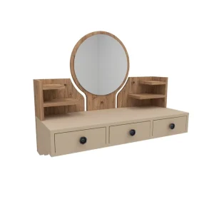 Fynd Hines Sminkbord 90 cm Brun/Beige - Möbler
