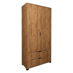 Begränsat erbjudande Atlas Garderob 90x183 cm Brun - Förvaring