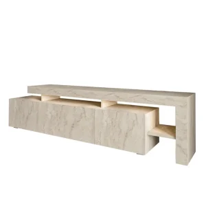 Begränsat erbjudande Jurukovo Tv-bänk 192 cm Beige - Möbler
