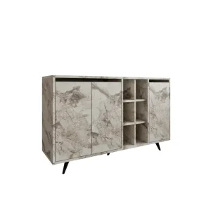 Seria Konsollbord 140 cm Vit marmor - Möbler Erbjudandepris